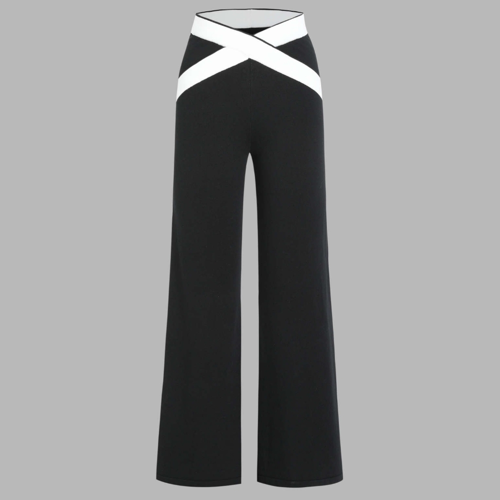 Black Wide-Leg Pants